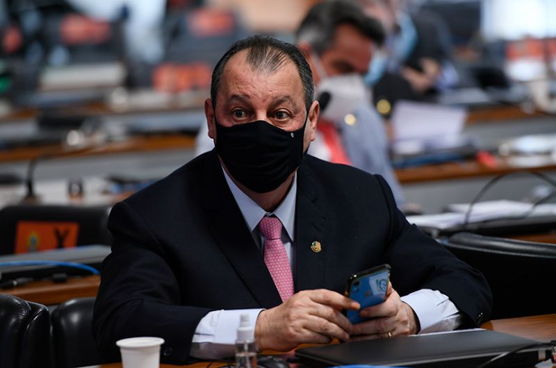 Omar Aziz recebeu 8 votos entre os 11 membros da CPI - Edilson Rodrigues/Agência Senado