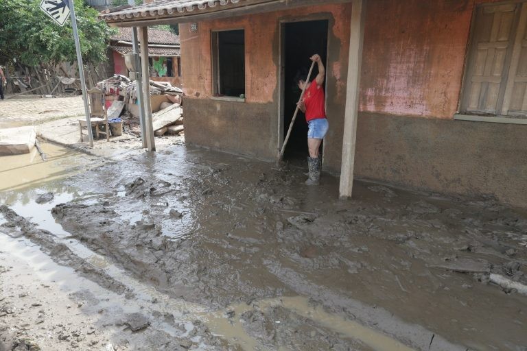 Distrito de Nova Alegria, em Itamaraju (BA), foi atingido por enchente em dezembro - (Foto: Manu Dias/GOVBA)