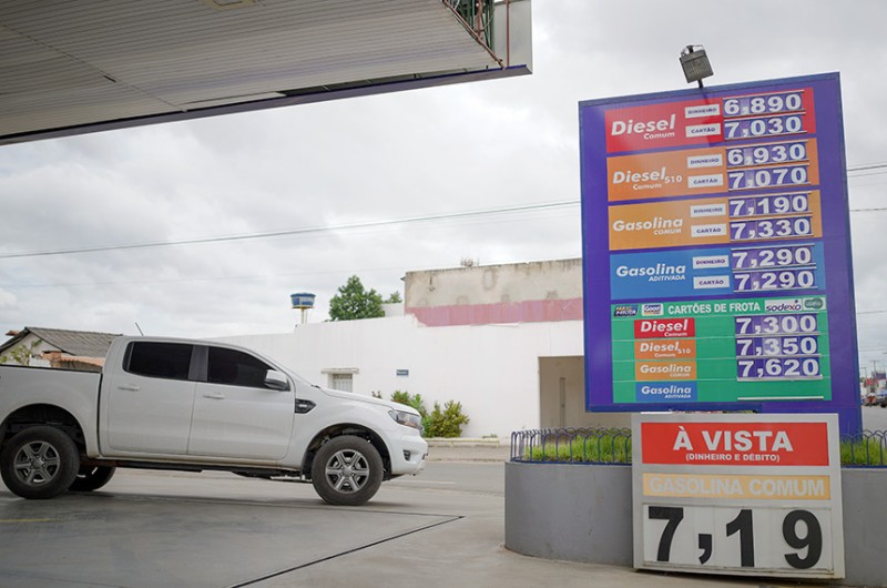 Posto de combustíveis em Roraima: com último aumento, gasolina passa de R$ 7 - Marley Lima/Assembleia Legislativa de Roraima