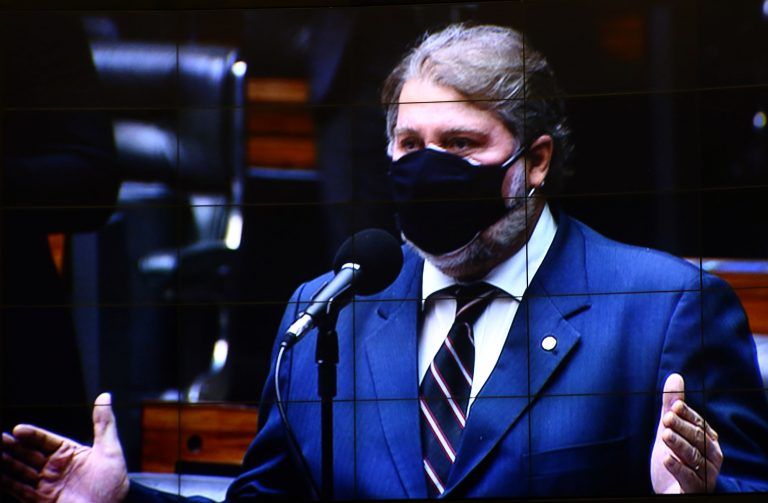 Renildo Calheiros, líder do PCdoB, autor do destaque aprovado - (Foto: Najara Araujo/Câmara dos Deputados)