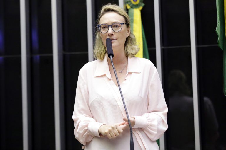 Maria do Rosário: proposta busca preservar a saúde dos profissionais na linha de frente - (Foto: Michel Jesus/Câmara dos Deputados)