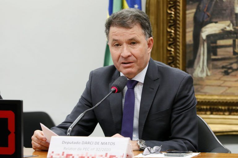 Darci de Matos, relator da reforma administrativa na CCJ - (Foto: Najara Araujo/Câmara dos Deputados)