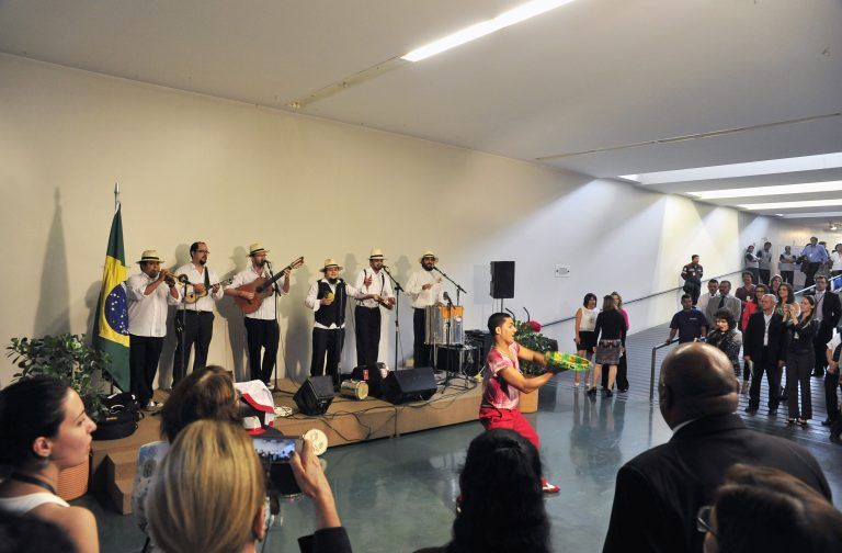 Manifestos Culturais em comemoração ao Dia Nacional do Samba, em 2014 - (Foto: Luis Macedo / Câmara dos Deputados)