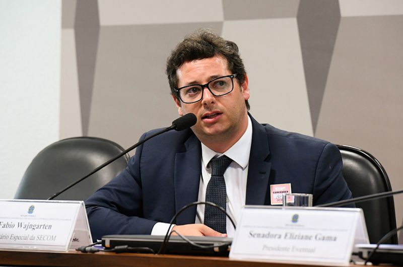 Wajngarten foi chefe da Secretaria de Comunicação do governo federal - Marcos Oliveira/Agência Senado