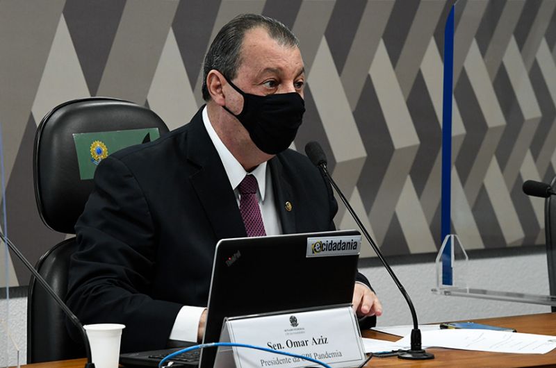 Omar Azis é presidente da CPI da Pandemia - Edilson Rodrigues/Agência Senado
