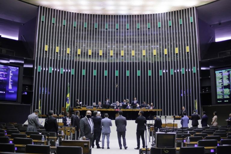 Parlamentares em sessão do Congresso Nacional - (Foto: Paulo Sérgio/Câmara dos Deputados)