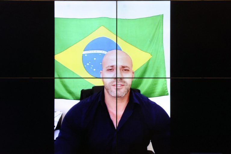 Daniel Silveira está em prisão domiciliar e falou ao Conselho de Ética por videoconferência - (Foto: Gustavo Sales/Câmara dos Deputados)