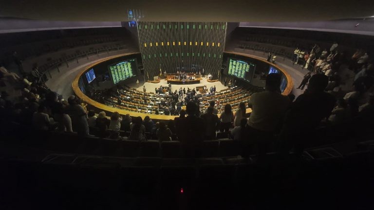 Sessão do Plenário desta quarta-feira - (Foto: Câmara dos Deputados)