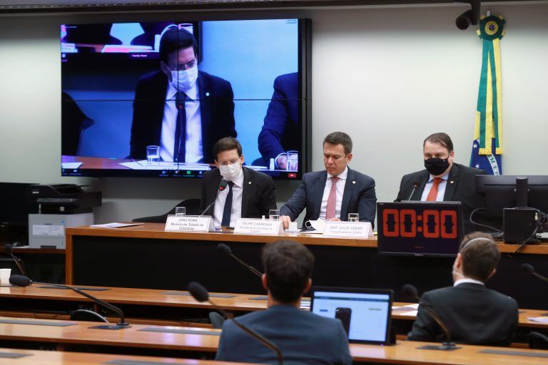 João Roma detalhou os planos de trabalho da Secretaria do Esporte para 2021 - (Foto: Michel Jesus/Câmara dos Deputados)