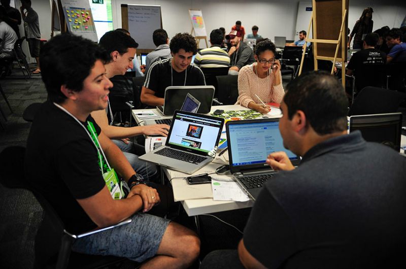 Evento do Sebrae em Brasília para empreendedores e profissionais de startups, em 2020 - Marcelo Camargo/Agência Brasil