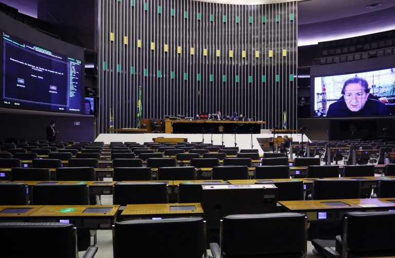 Plenário realizou sessão deliberativa remota - (Foto: Luis Macedo/Câmara dos Deputados)