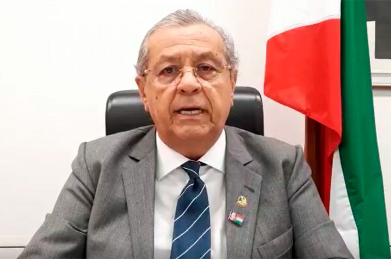 O senador, que já foi prefeito da cidade, lembrou que Várzea Grande é um polo industrial e é o segundo maior município de Mato Grosso - Reprodução TV Senado