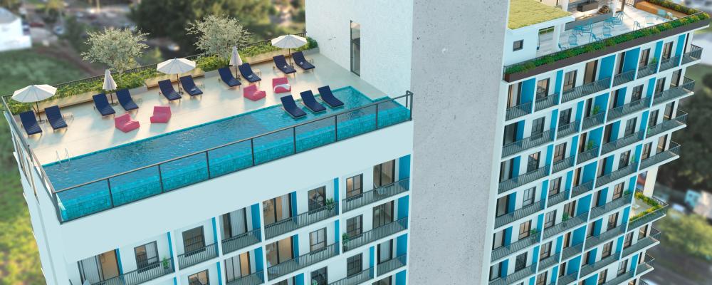 Primeiro empreendimento de Maringá a oferecer piscina com borda infinita no rooftop 