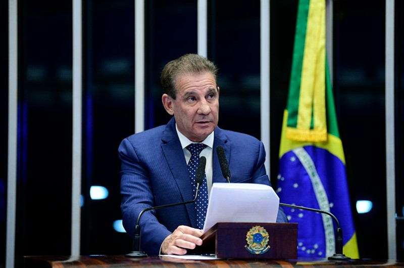 O projeto foi relatado pelo senador Vanderlan Cardoso. - Pedro França/Agência Senado