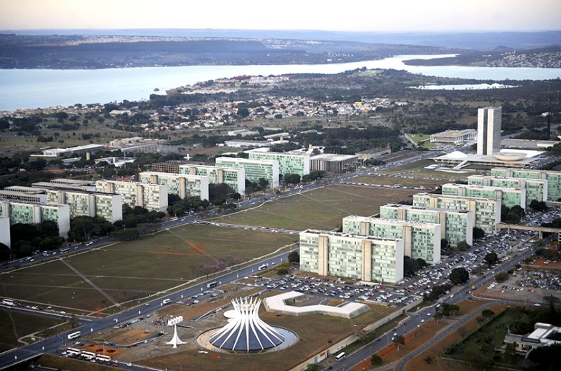 Vista aérea da Esplanada dos Ministérios - Ana Volpe/Agência Senado