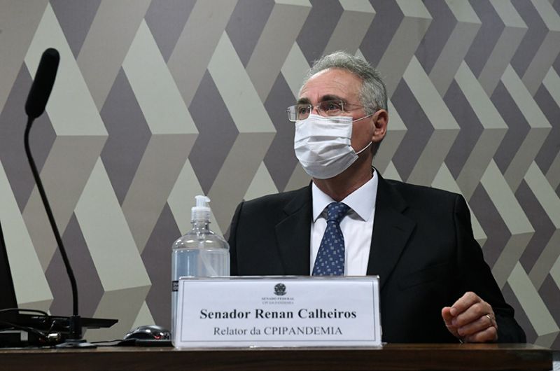 O relator da CPI da Pandemia, senador Renan Calheiros (MDB-AL), também defendeu a criação, no Senado, de um serviço de checagem de informações durante a comissão parlamentar de inquérito - Edilson Rodrigues/Agência Senado