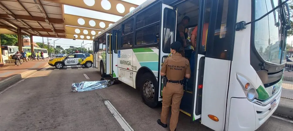 Imagem ilustrativa: Trabalhador morre atropelado por ônibus da TCCC - Agora Maringá