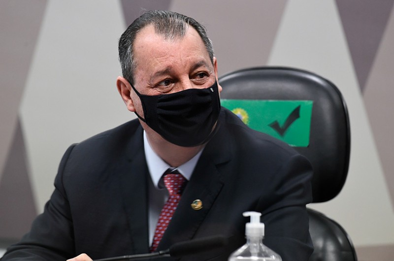 Omar Aziz é presidente da CPI - Jefferson Rudy/Agência Senado