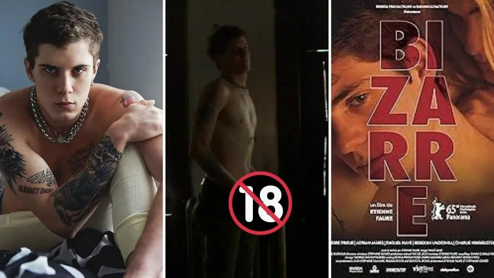 Ator Charlie Himmelstein pelado em cena: Bizarre