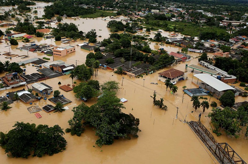 Enchente histórica atingiu o Acre em fevereiro de 2021 - Sérgio Vale/Agência de Notícias do Acre