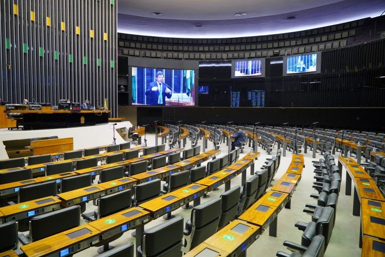 Câmara realiza sessão remota nesta quinta - (Foto: Pablo Valadares/Câmara dos Deputados)