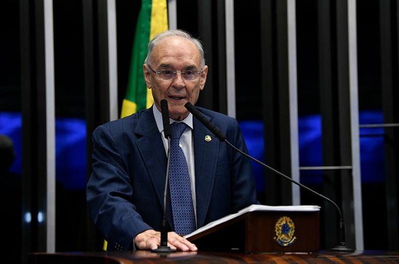 Salas da liderança do PSD recebem nome de Espaço Arolde de Oliveira, em homenagem ao ex-senador, vítima da covid-19 - Agência Senado