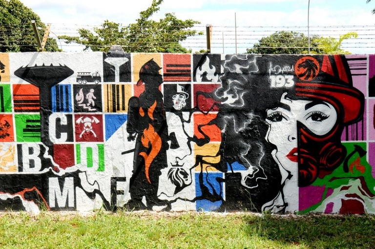 O grafite é uma das manifestações culturais que serão tema de audiência pública - (Foto: Paulo H Carvalho/Agência Brasília)