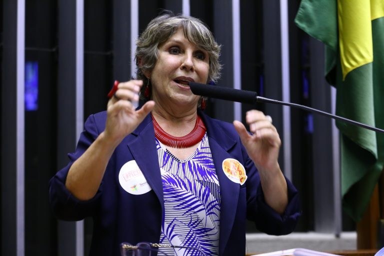 Erika Kokay acrescentou emenda para prever reajuste anual - (Foto: Cleia Viana/Câmara dos Deputados)