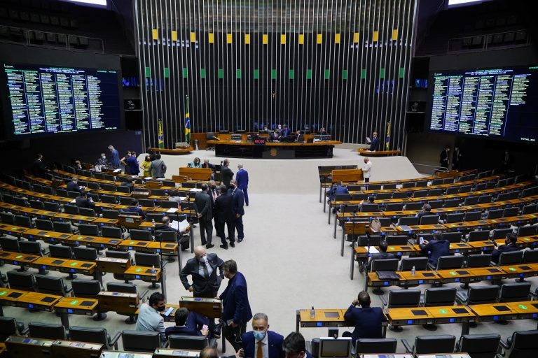 Sessão para analisar a PEC dos Precatórios - (Foto: Antônio Augusto/Câmara dos Deputados)