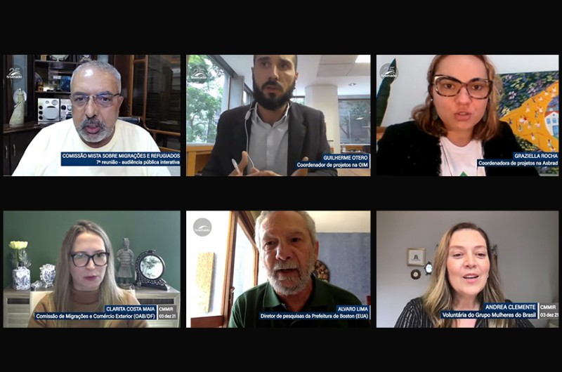 Debate realizado nesta sexta-feira (3) na Comissão Mista Permanente sobre Migrações Internacionais e Refugiados discutiu a situação dos brasileiros no exterior. A iniciativa foi do senador Paulo Paim - Reprodução TV Senado