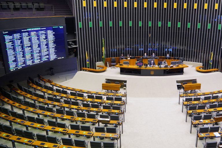 Sessão virtual do Plenário da Câmara dos Deputados - (Foto: Pablo Valadares/Câmara dos Deputados)