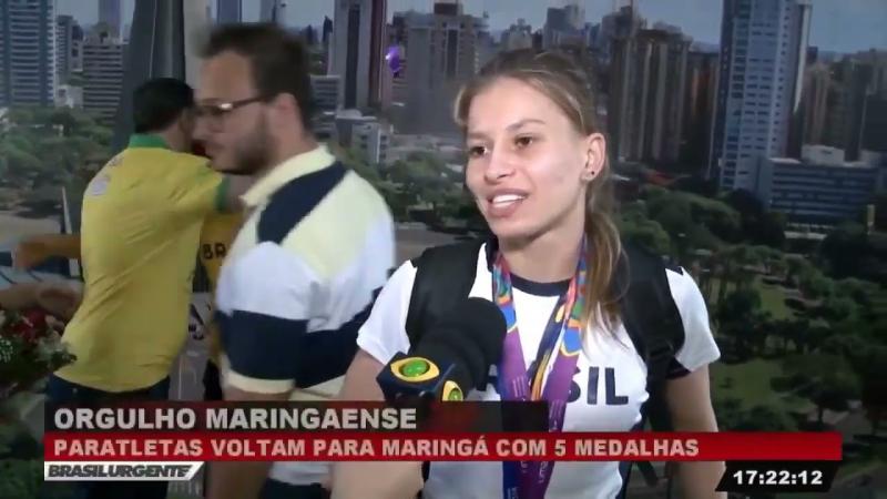 Chegada gêmeas Maringá - Brasil Urgente