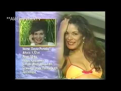 Programa Tempo de Alegria - SBT - 1997 - Bicão da Alegria com as Garotas Brasileiras do Mercosul
