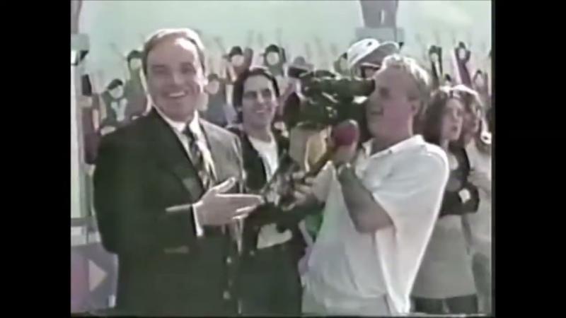 Prova Luta na Lama Moças - Programa Domingo Legal - 1996